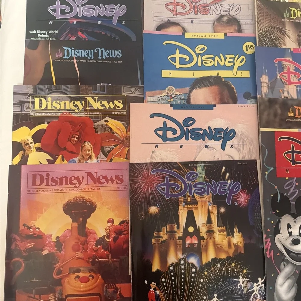24 Disney News Magic Kingdom Club Magazines Lot 1973-1989 1990-1991 Disneyland - Picture 4 of 16